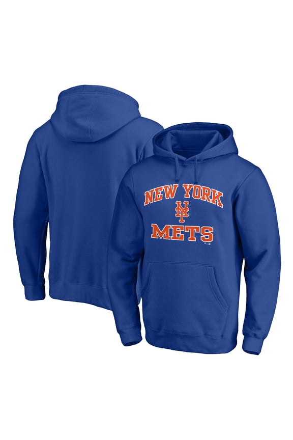Men's Royal New York Mets Heart & Soul Pullover Hoodie