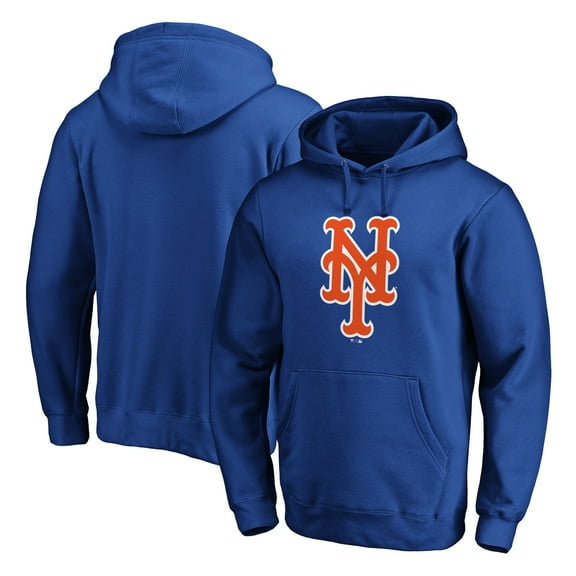 Men's Royal New York Mets Official Team Logo Pullover Hoodie