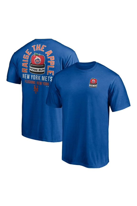 Men's Royal New York Mets Raise The Apple T-Shirt