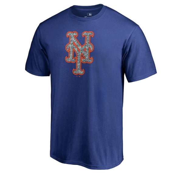 Men's Royal New York Mets Static Logo T-Shirt