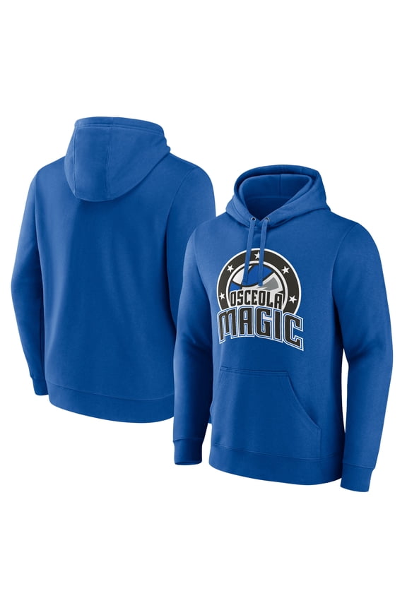 Men's Royal Osceola Magic Primary Logo Pullover Hoodie