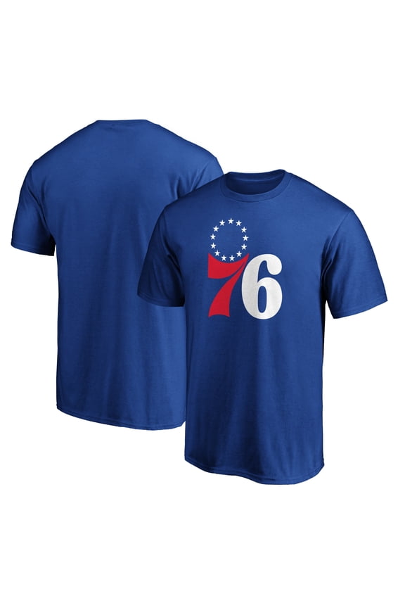 Men's Royal Philadelphia 76ers Logo T-Shirt