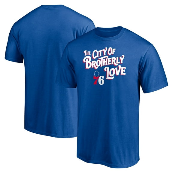 Men's Royal Philadelphia 76ers Push Ahead T-Shirt
