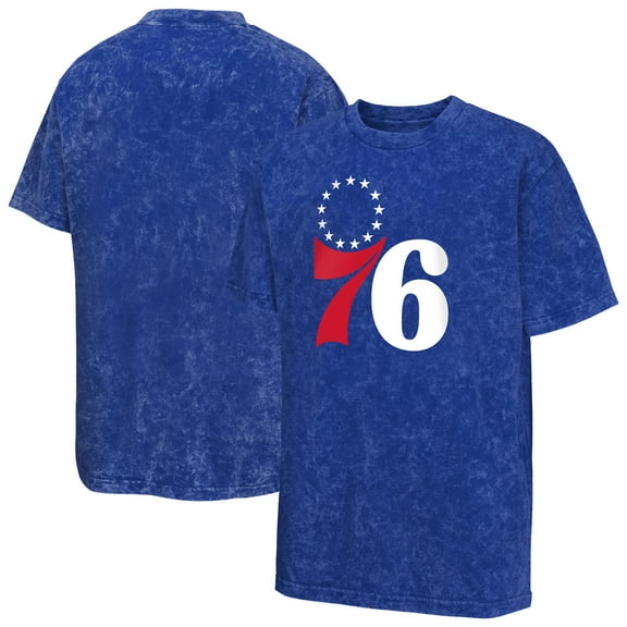 Youth  Royal Philadelphia 76ers Rugged Defense T-Shirt