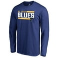 thumbnail image 1 of Men's Royal St. Louis Blues Iconic Collection On Side Stripe Long Sleeve T-Shirt, 1 of 3