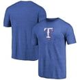 thumbnail image 1 of Men's Royal Texas Rangers Distressed Team 2 Tri-Blend T-Shirt, 1 of 3