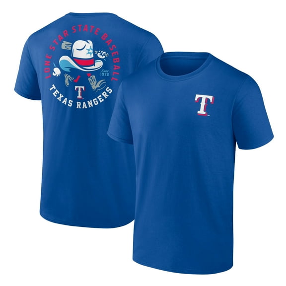 Men's Royal Texas Rangers Hometown Collection 10 Gallon Baseball T-Shirt