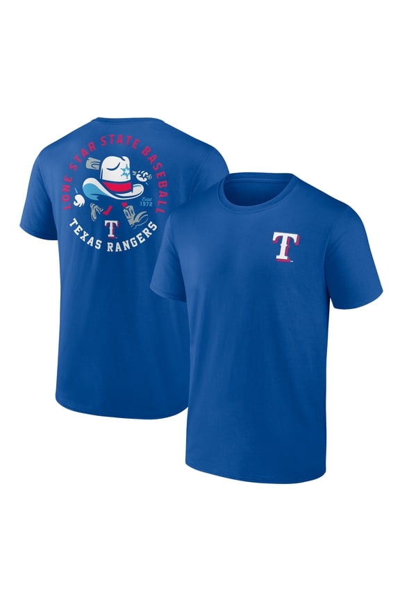 Men's Royal Texas Rangers Hometown Collection 10 Gallon Baseball T-Shirt