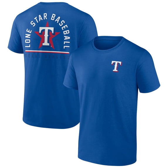 Men's Royal Texas Rangers Lone Star Baseball T-Shirt