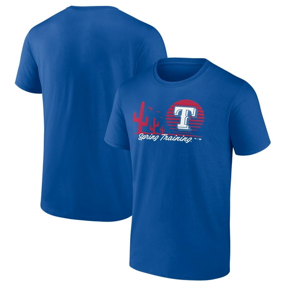 Men's Royal Texas Rangers MLB Spring Training Horizon Line T-Shirt
