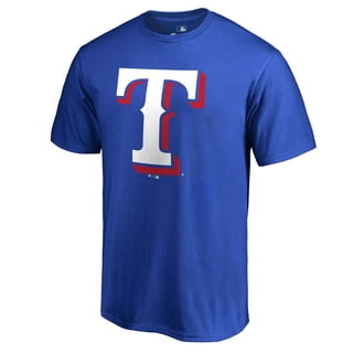 Men's Fanatics Branded Red Texas Rangers Official Wordmark Logo T-Shirt