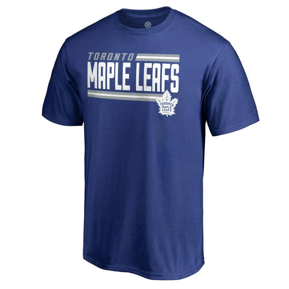 Men's Royal Toronto Maple Leafs Iconic Collection On Side Stripe T-Shirt