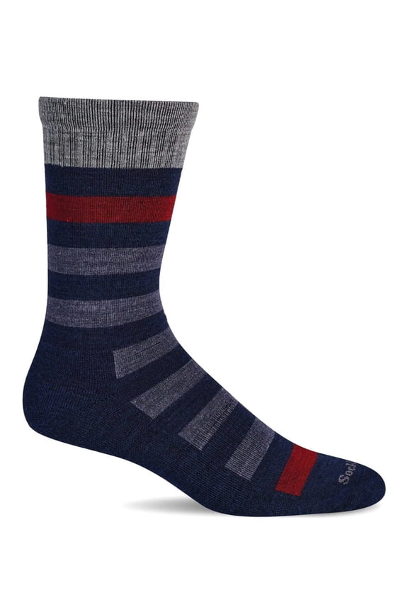 Men's Rugby Style Everyday Merino Wool Socks