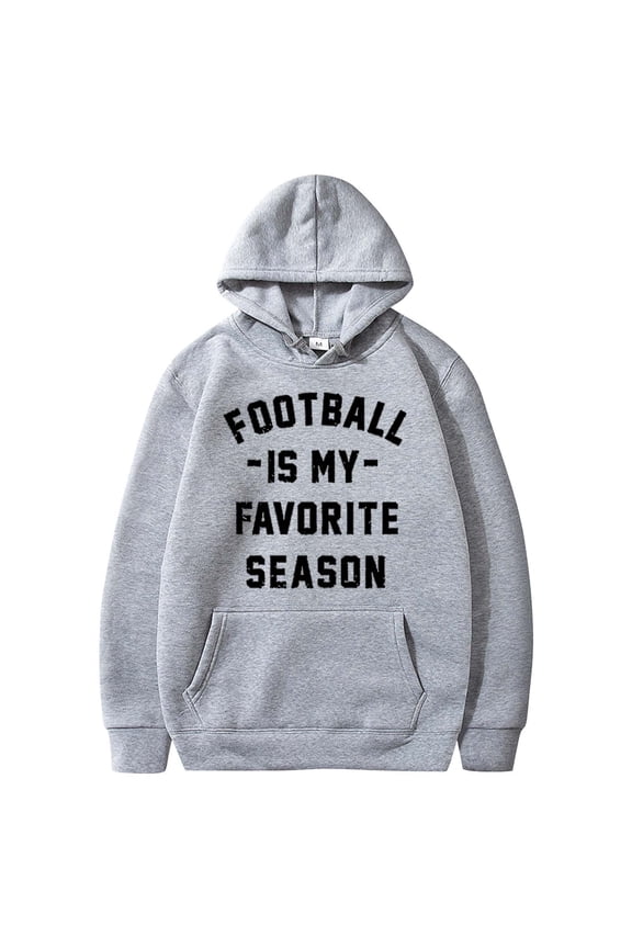 Men's Rugby Printed Sweatshirt Warm Hooded Jacket Loose Casual Sports Hooded Sweatshirt