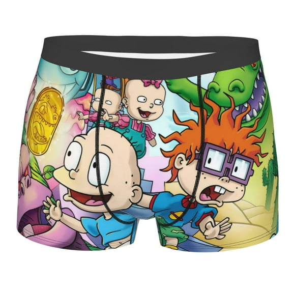 Men's Rugrats Boxer Briefs Soft Comfort Breathable Underwear