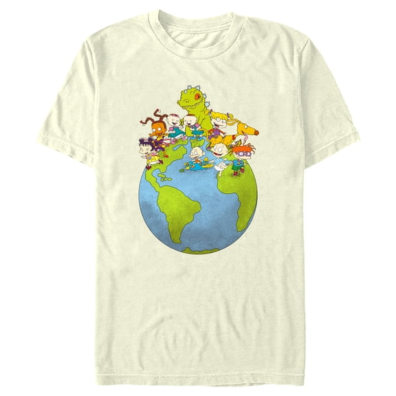 Men's Rugrats Earth Babies Graphic Tee Beige 3X Large