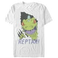 thumbnail image 1 of Men's Rugrats Reptar Claw Rip  Graphic Tee White X Large, 1 of 4