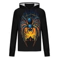 thumbnail image 1 of Men's Running Active T Shirts Workout Long Sleeve Sweatshirt Halloween Print Men Activewear Tops Outdoor Cycling Bike Shirt Breathable Quick Dry Shirts Training Top Sportwear Gold XXL, 1 of 3