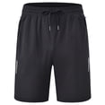 thumbnail image 1 of Weilanxin Men's Shorts with Zipper Pockets Mesh Quick Dry for Workout,Jogging,Running, 1 of 9