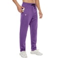 thumbnail image 1 of Men's Running Pants Lightweight Joggers Athletic Pants with Zipper Pockets Purple S, 1 of 7