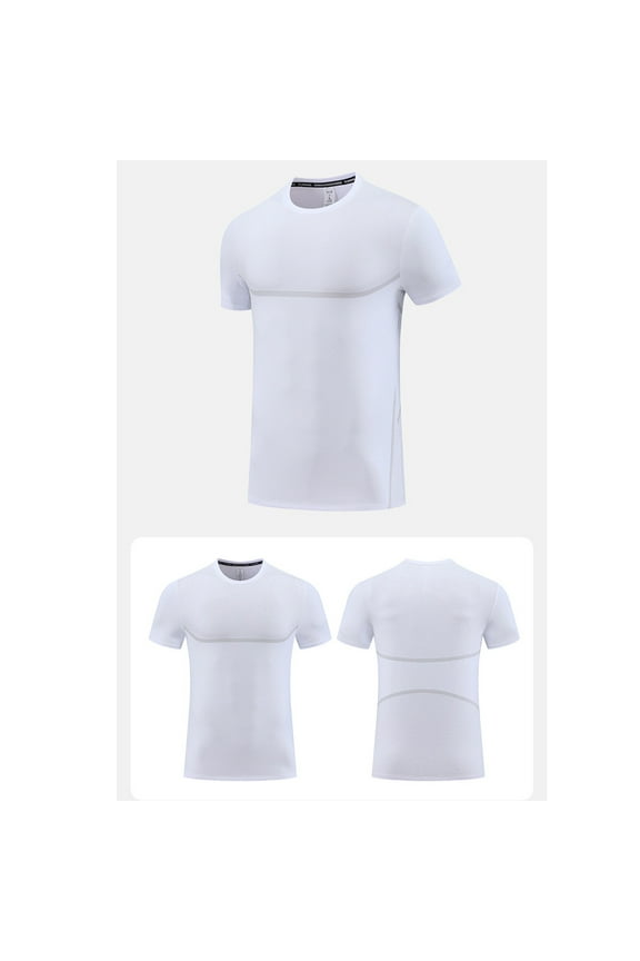 Men's Running Shirts, Workout T-Shirts with Ice Cool Technology, Breathable Fabric for Activewear and Casual Wear