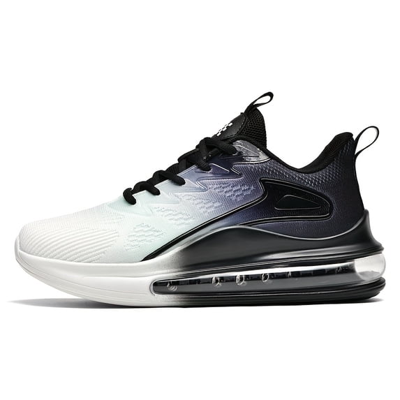 Men's Running Shoes in Black/Gray/ - Extende - Breathable Gym Sneakers with Cushioned Midsole, Non-Slip Outsole - Lightweight Sneakers for Marathon, Training, Everyday - All-Season Performance Shoes