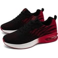 thumbnail image 1 of Men's Running Shoes Knit Mesh Breathable Lightweight Sneakers Comfortable Fashion Casual Walking Shoes Tennis Shoes, 1 of 7