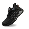 thumbnail image 1 of Men's Running Shoes Non Sneakers Breathable Mesh Athletic Shoes Black 42, 1 of 7