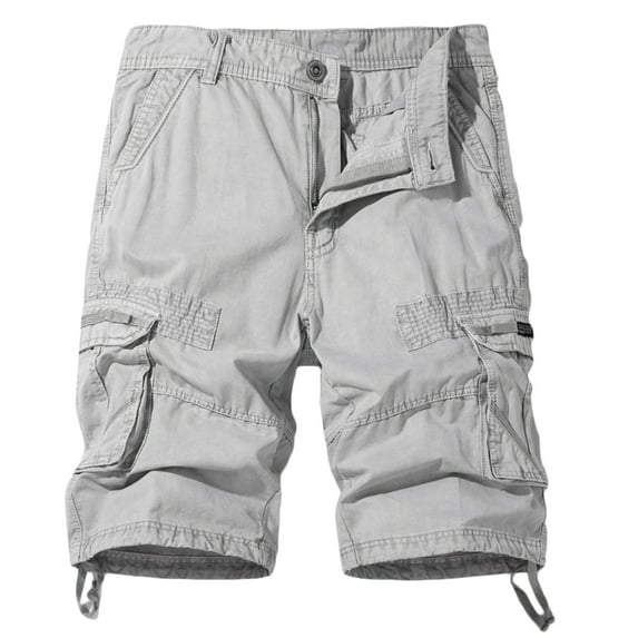 Men's Running Shorts AnuYalue Mens Cargo Shorts Summer Casual Work Shorts Classic Travel Cargo Shorts with Multi Pockets
