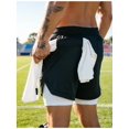 thumbnail image 1 of Men’s Running Shorts, Workout Gym Athletic Shorts for Men Quick Dry Lightweight Training Shorts with Pockets, 1 of 5