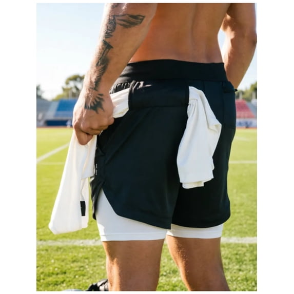 Men’s Running Shorts, Workout Gym Athletic Shorts for Men Quick Dry Lightweight Training Shorts with Pockets