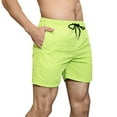 Men's Running Shorts with Zipper Pockets Quick Dry Gym Athletic Workout