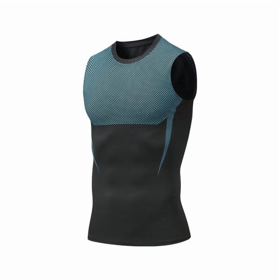 Men's Running Sport Tank Tops Dry Fit Moisture Wicking Athletic Mesh Sleeveless Shirts Breathable Cool Workout Base Layer for Gym Training Fitness