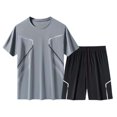 thumbnail image 1 of Men's Running Sports Jogging Pants T-Shirt Sets Ideal Sportswear for Active Lifestyle, 1 of 4