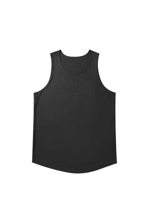 Men's Running Tank Top Ultra Lightweight Marathon Singlet Shirts Quick Dry Workout Sleeveless T-Shirt Size M-3XL Black