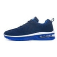 thumbnail image 1 of Men's Running Tennis Shoes Fashion Sneakers Comfortable Walking Sports Gym Non Slip Shoes Blue Size 9, 1 of 7