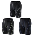 thumbnail image 1 of Men's Running Workout Shorts 95% Polyester 5% Spandex Athletic Sports Yoga Pants, Quick Dry Breathable Stretchy, Casual Gym Bodybuilding Activewear for Training, Summer | JASKFLY,Gray L, 1 of 8