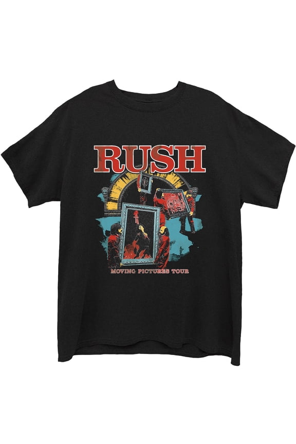 Men's Rush Moving Pictures Slim Fit T-shirt X-Large Black