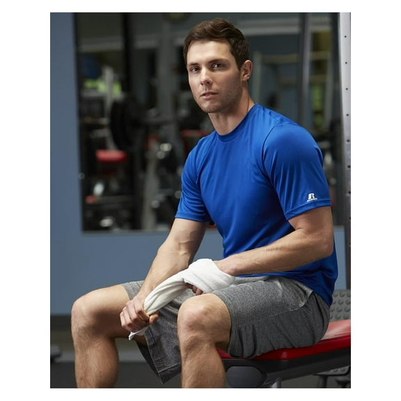 Men's Russell 629X2M1 Dri-Power Core Performance Tee (Cardinal 3XL)