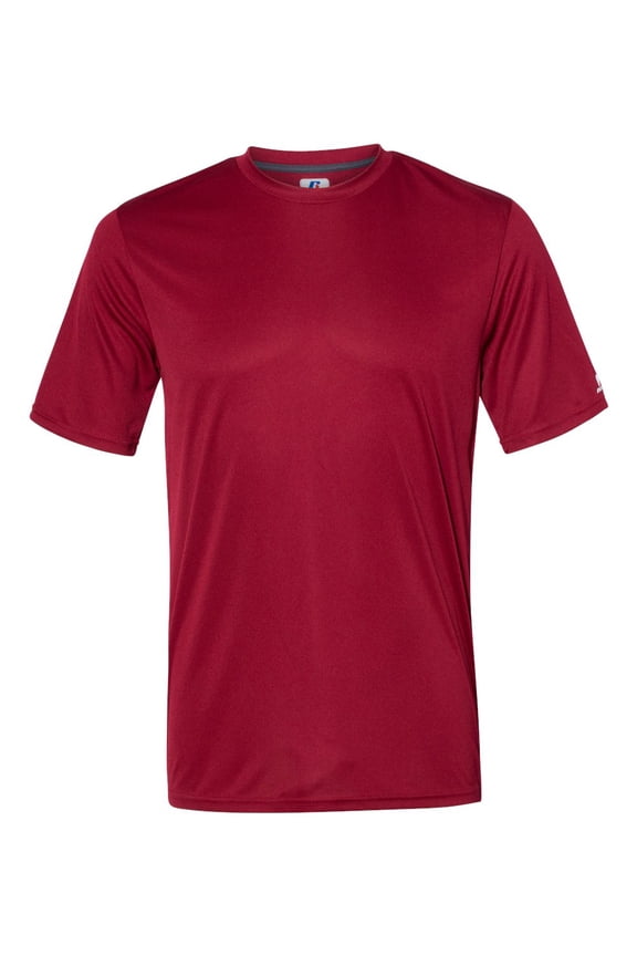 Men's Russell 629X2M1 Dri-Power Core Performance Tee (Cardinal XL)