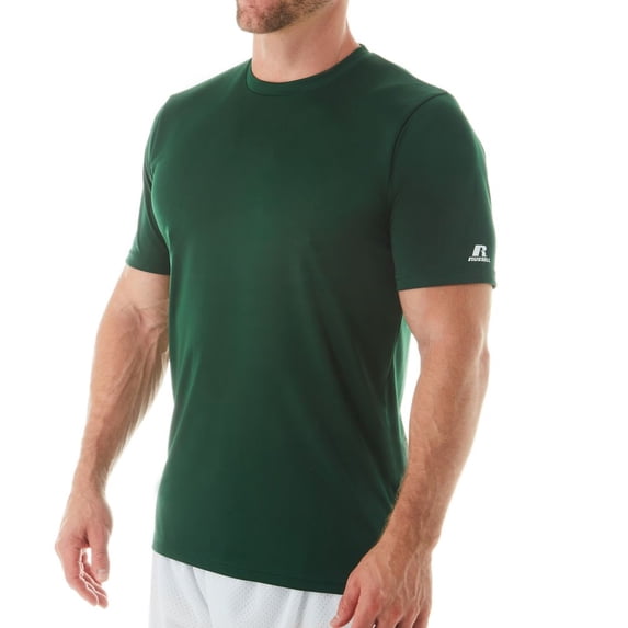 Men's Russell 629X2M1 Dri-Power Core Performance Tee (Dark Green 3XL)