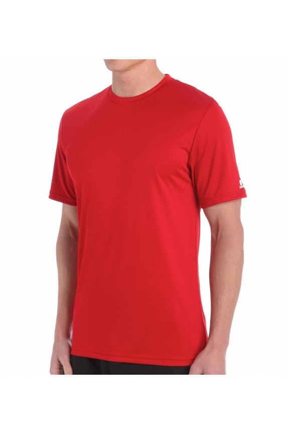 Men's Russell 629X2M1 Dri-Power Core Performance Tee (True Red XL)