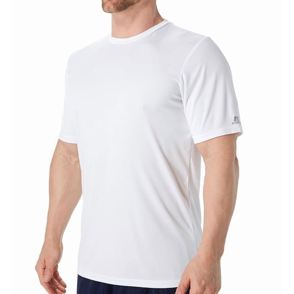 Men's Russell 629X2M1 Dri-Power Core Performance Tee (White 2XL)