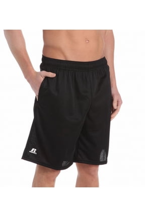 Men's Russell 651AFM0 Mesh Pocket Performance Short (Black S)
