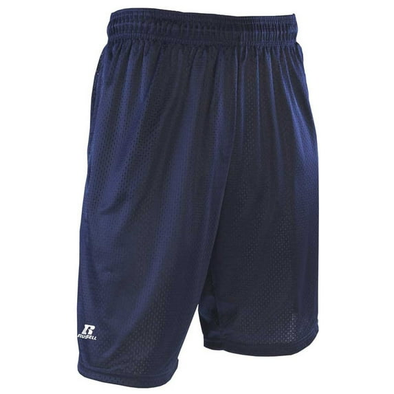 Men's Russell 651AFM0 Mesh Pocket Performance Short (Navy S)