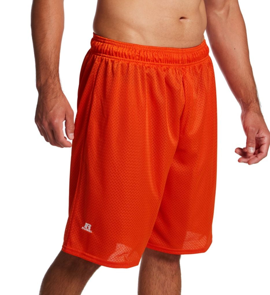 Men's Russell 659AFMK Dri-Power Nylon Tricot Mesh Short (Burnt