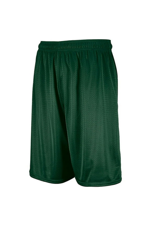 Men's Russell 659AFMK Dri-Power Nylon Tricot Mesh Short (Dark Green 2XL)