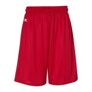 Men's Russell 659AFMK Dri-Power Nylon Tricot Mesh Short True Red L