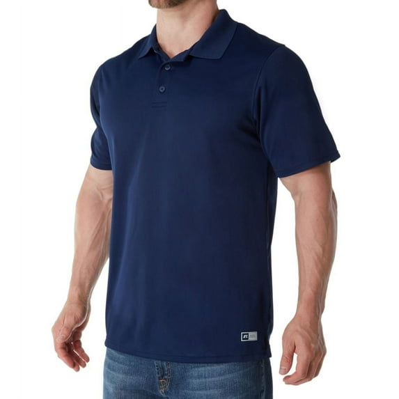 Men's Russell 7EPTUM0 Essential Performance Polo (Navy L)