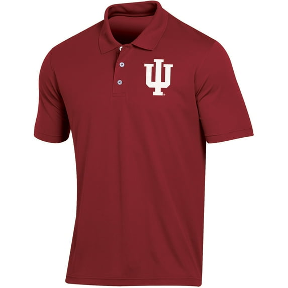 Men's Russell Athletic Crimson Indiana Hoosiers Classic Fit Synthetic Polo